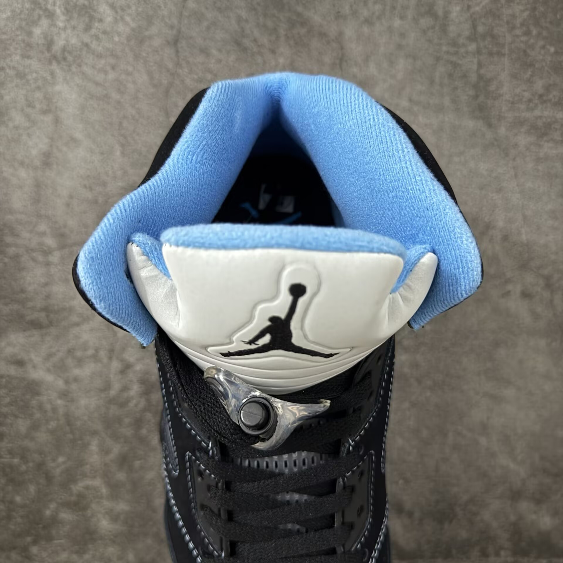 UA Jordan 5 Retro Black University Blue