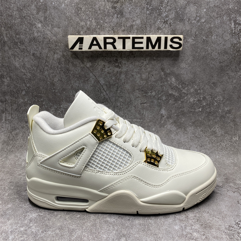 WMNS AIR JORDAN 4 RETRO 'METALLIC GOLD'