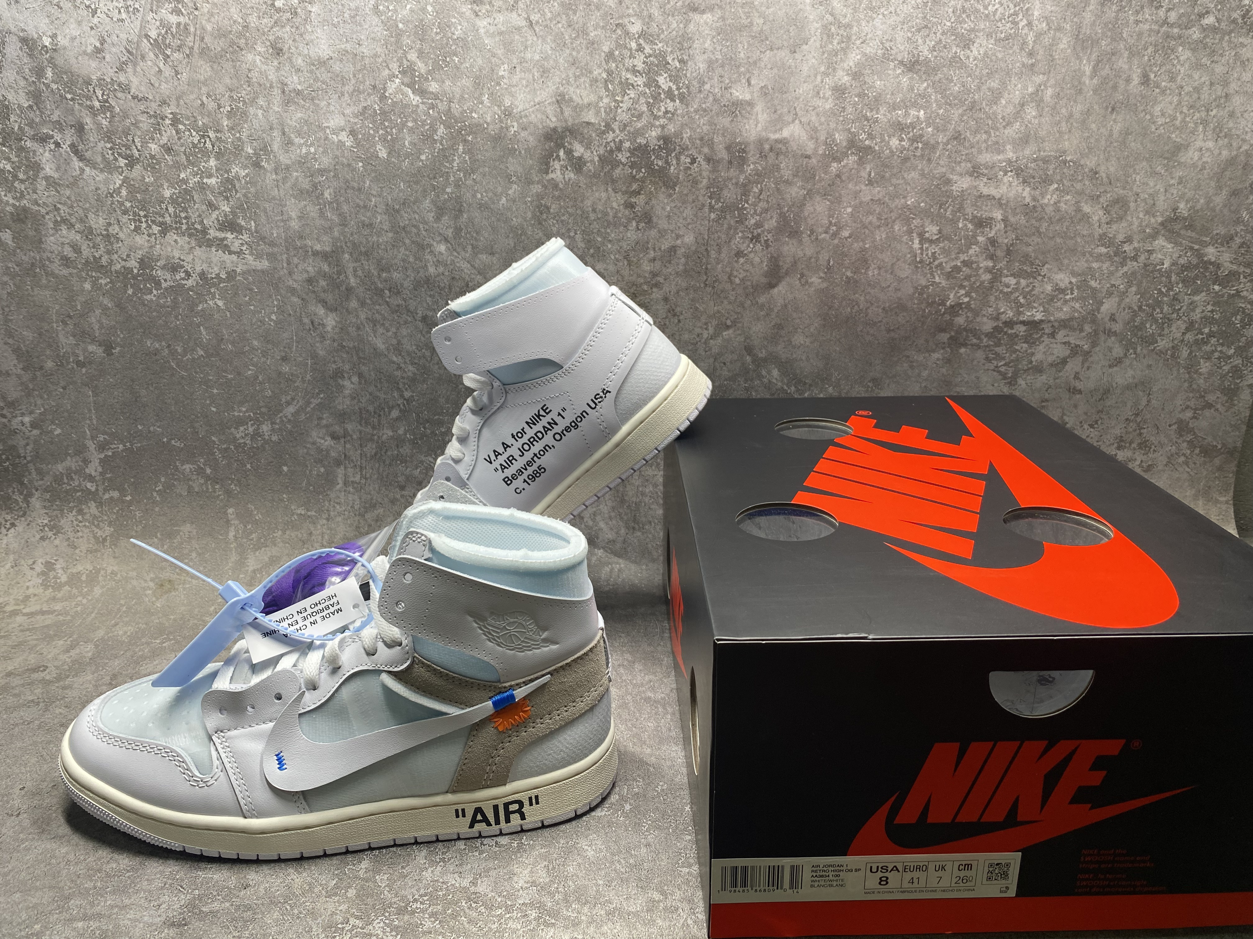 UA Air Jordan 1 High OG x Off-White