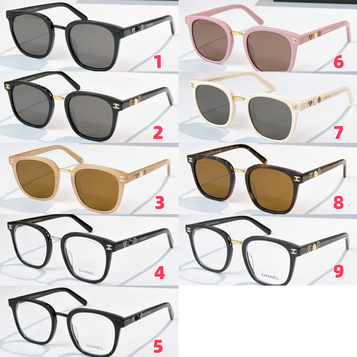 Ch*el glasses ch8822 57-18-145