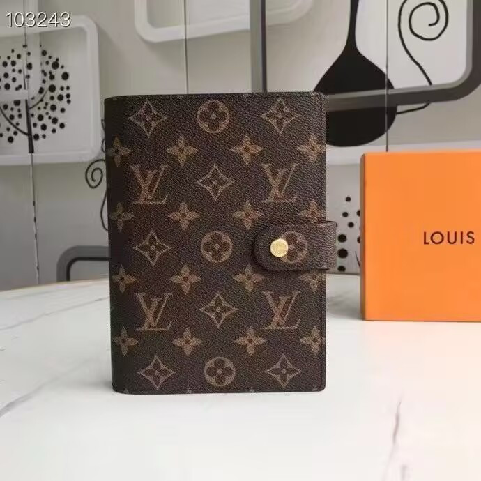 LV Medium Ring Agenda Cover R20105 14x18cm