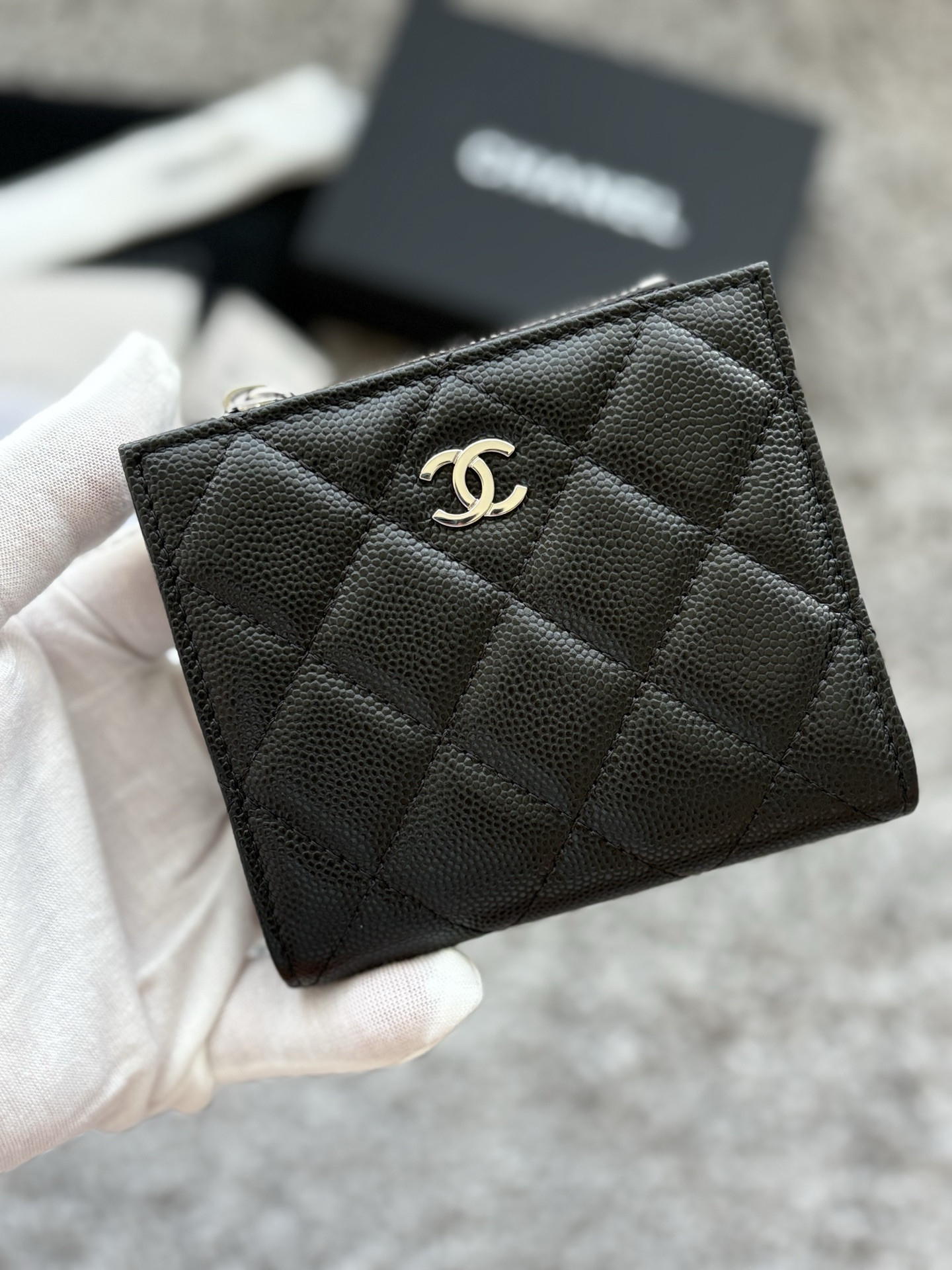 Ch*el wallet ap3388 11x10x2cm