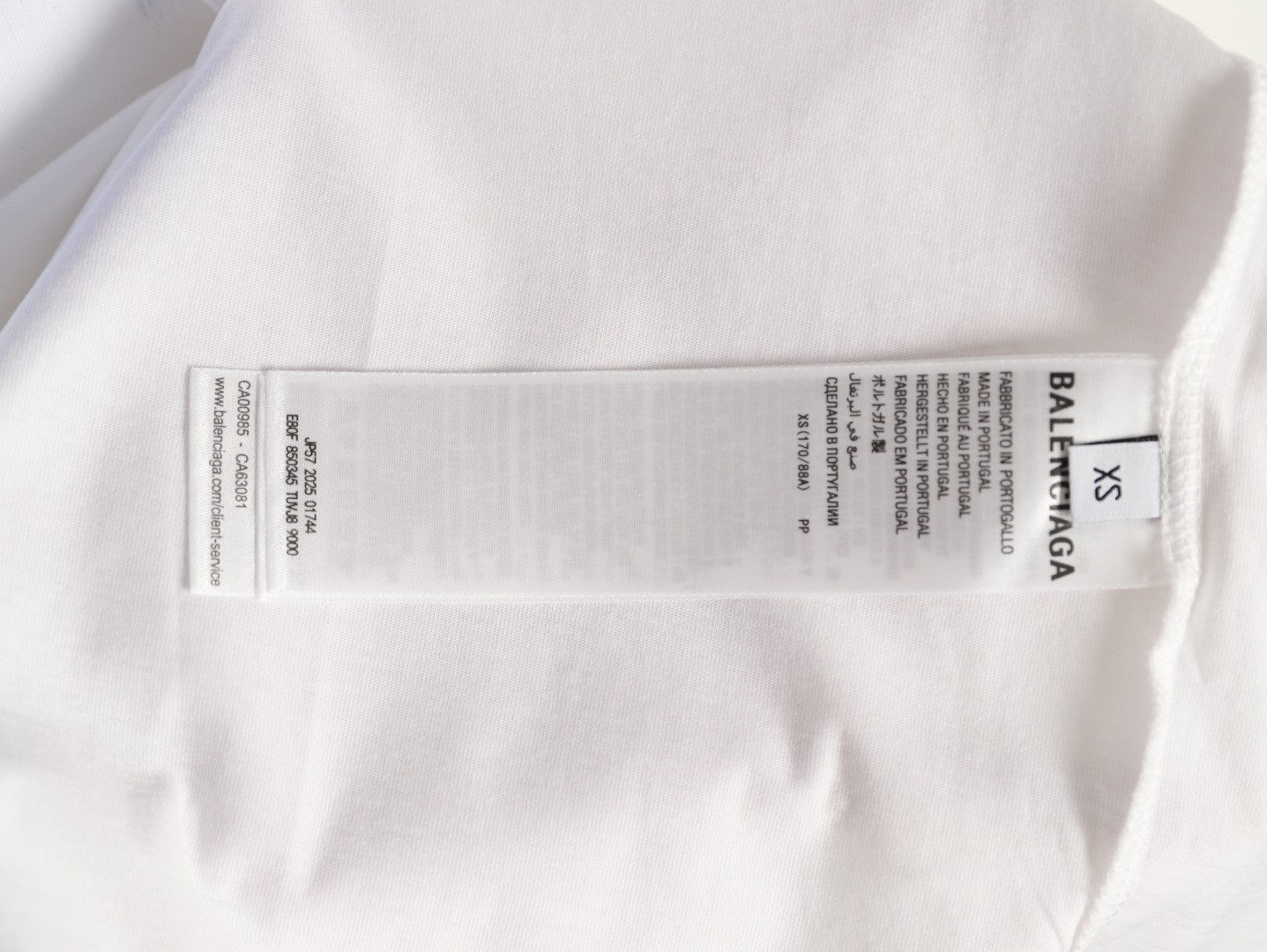 Ba*len*cia*ga 26ss short-sleeved t-shirt