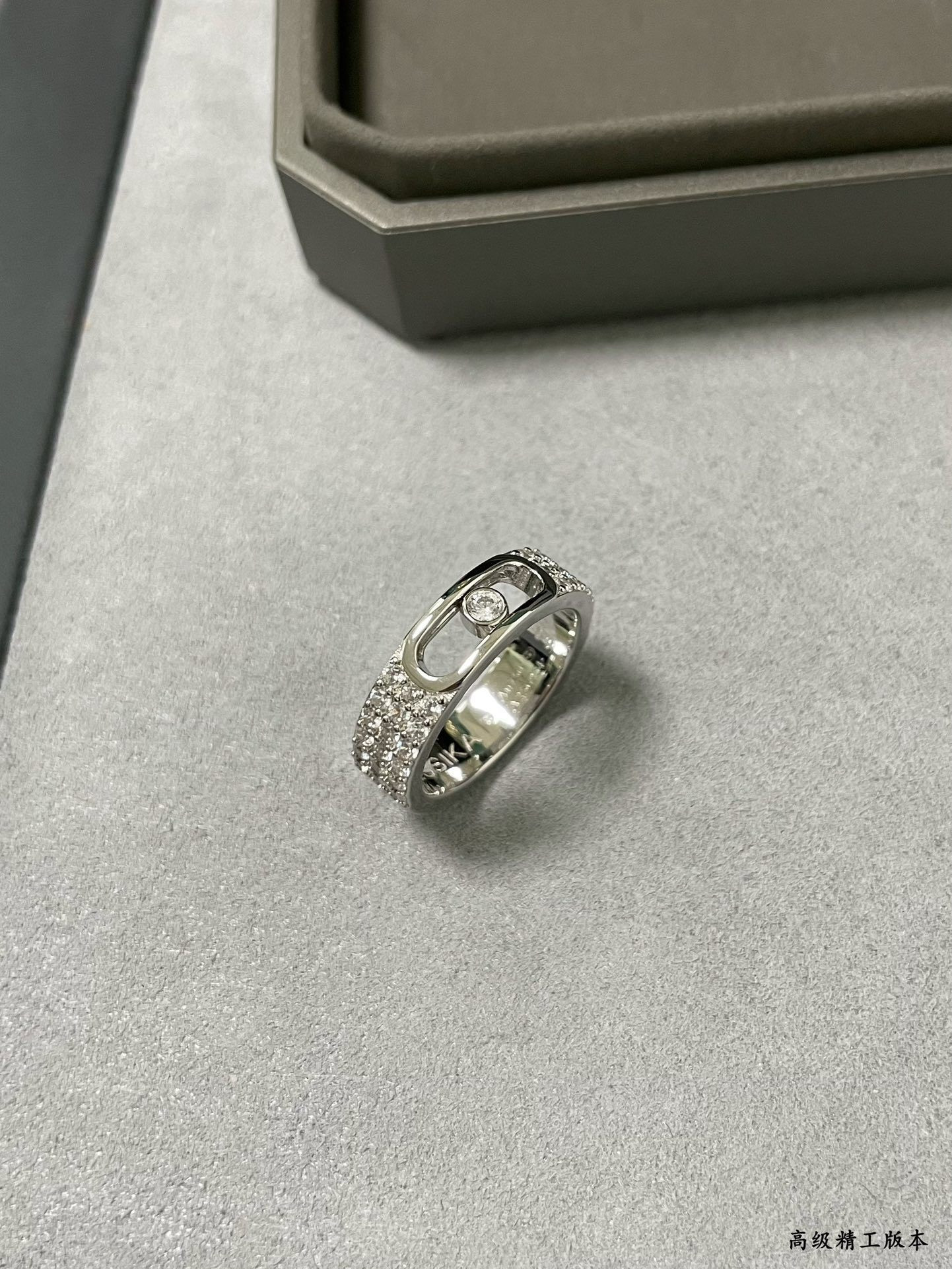 Mes1kaa move joaillerie pavé di*m*nd ring