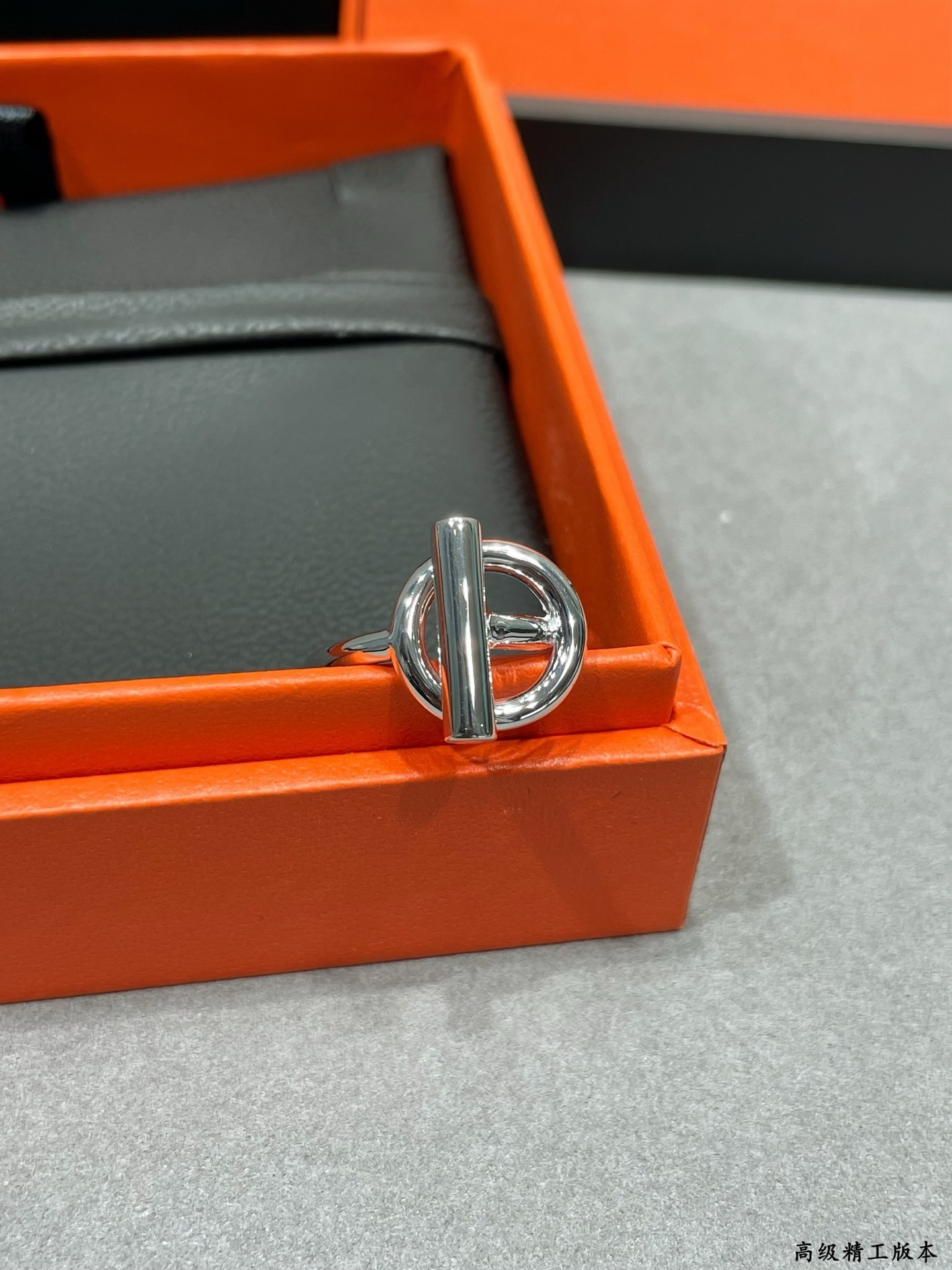 H**mes silver ot ring ag925