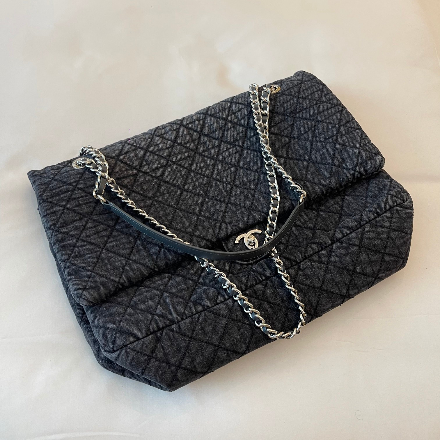 Ch*el flap bag 42x22cm