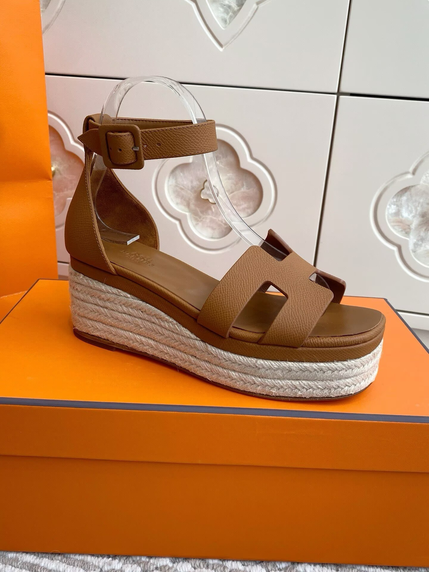 ua H**mes elda spanish woven shoes