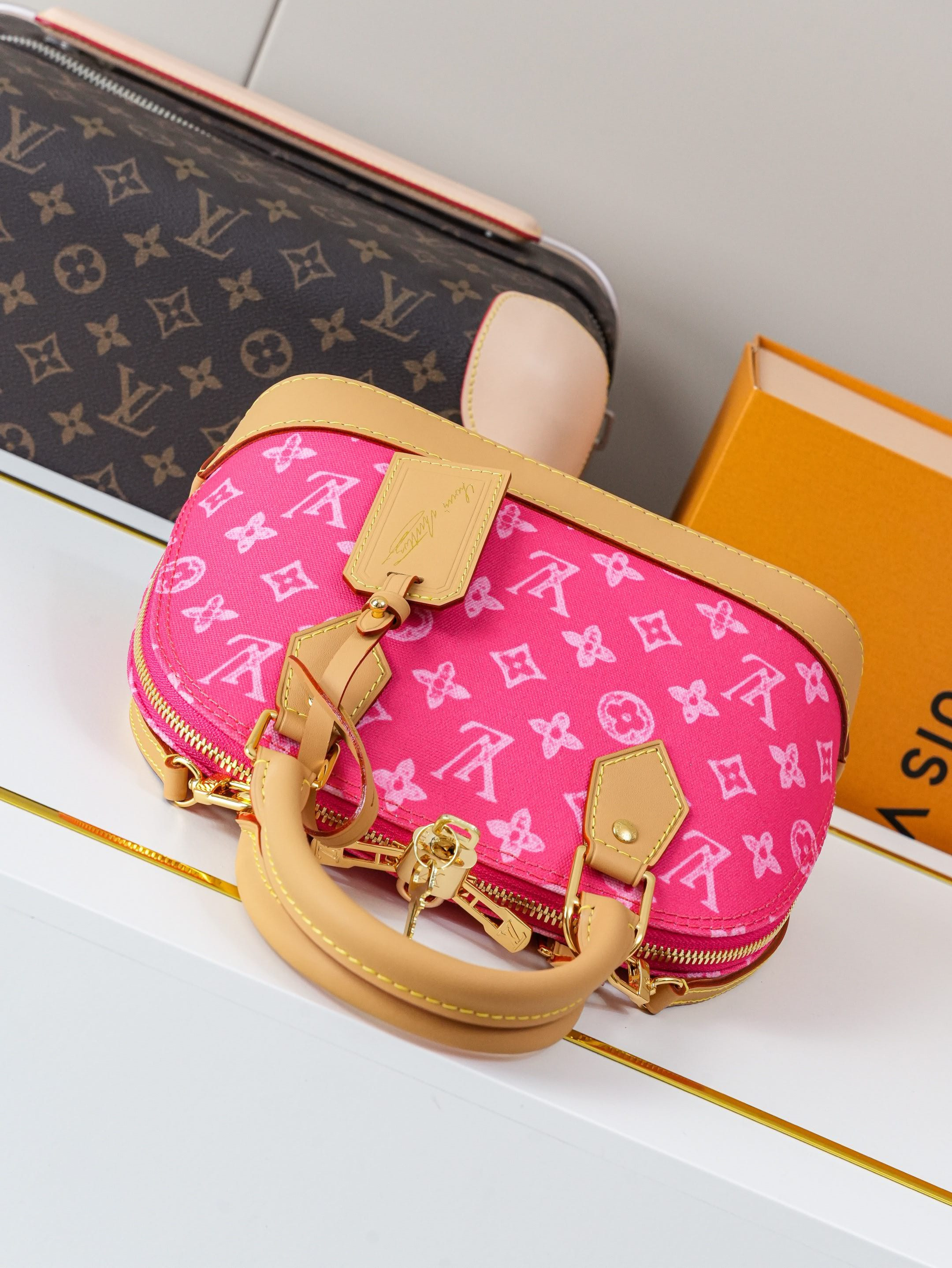 LV ALMA BB Handbag M28272 17.5x11.5x23.5cm