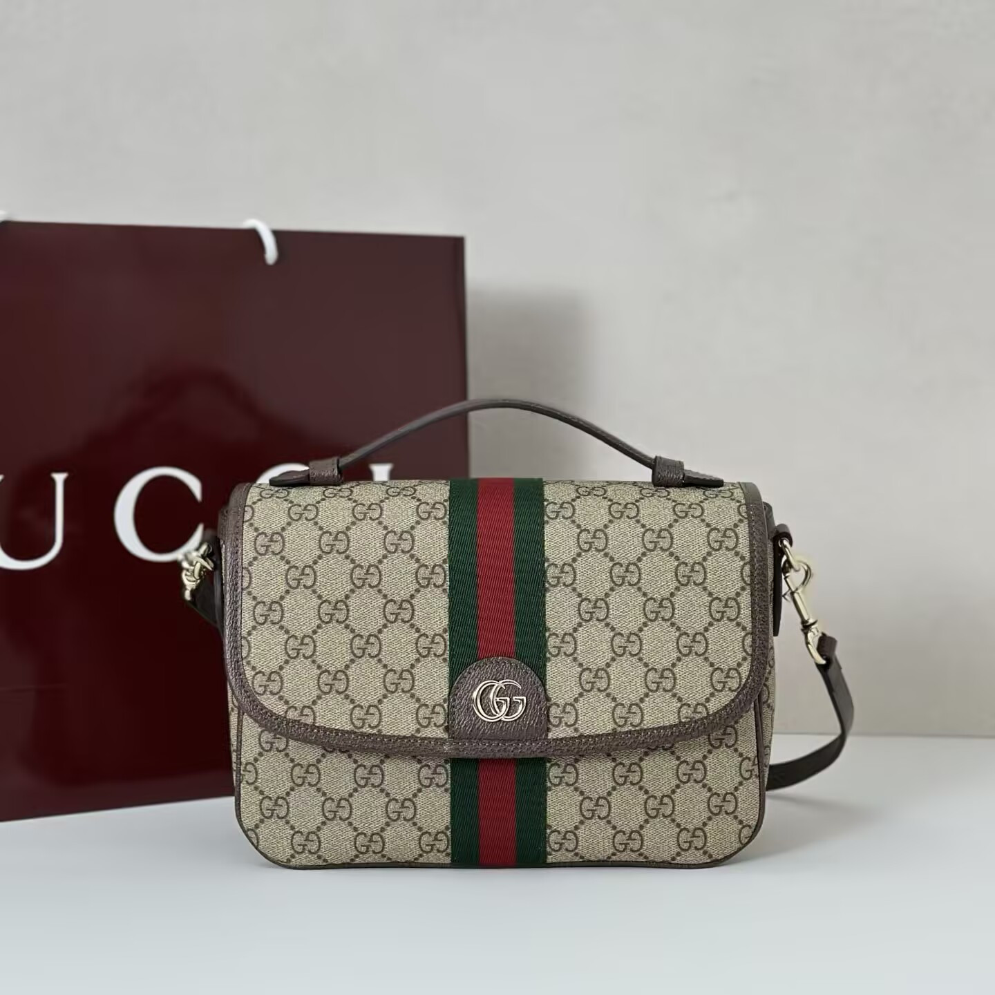 G*u*i ophidia medium top handle bag 24x11.5x17.5cm