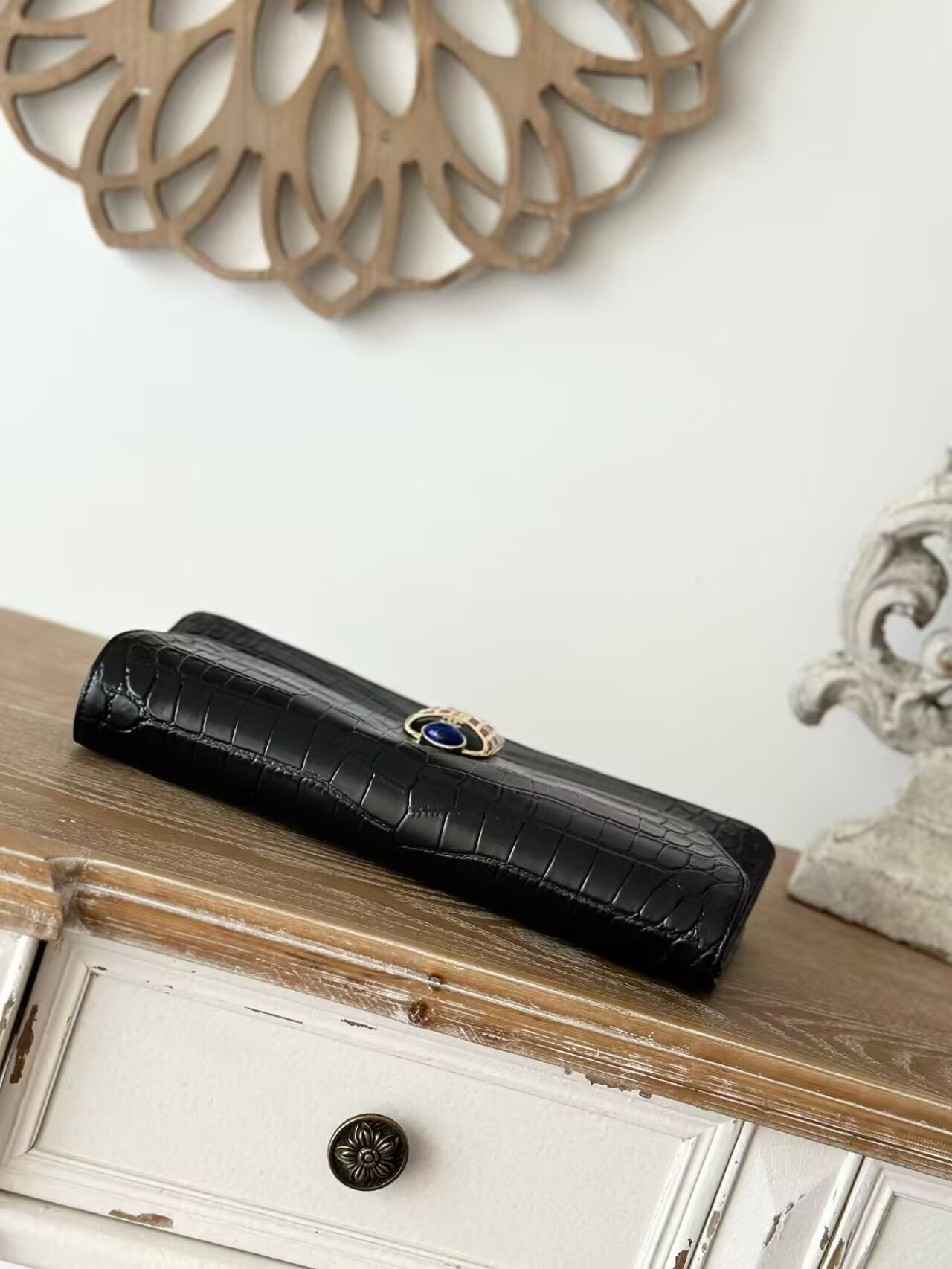 Ch*el clutch bag 30x13x14cm