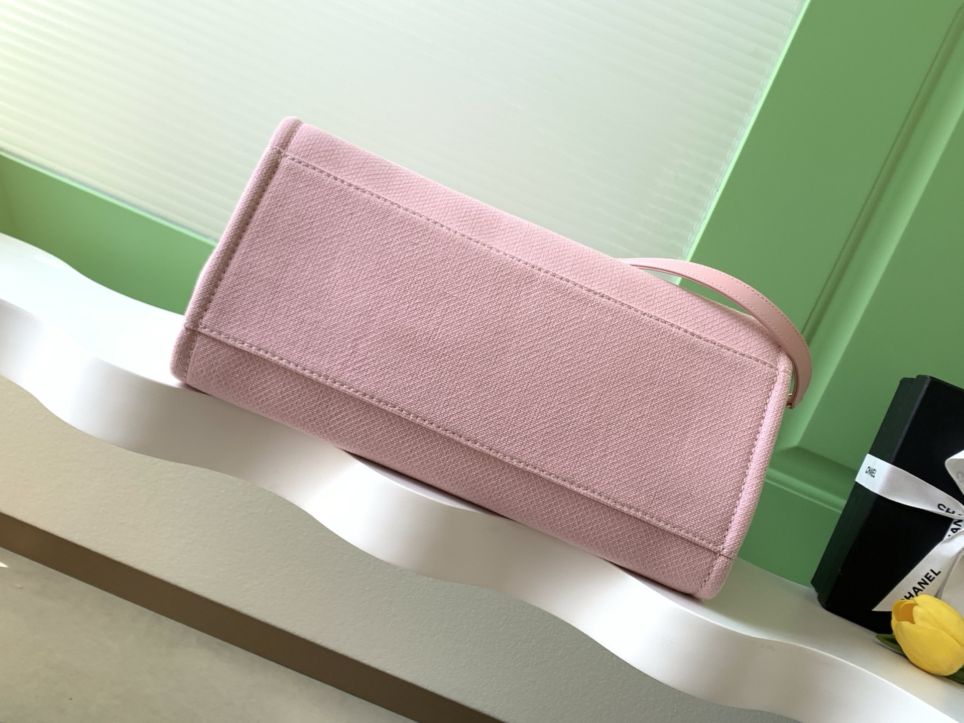 Ch*el deauville tote shopping bag 38x13x22cm