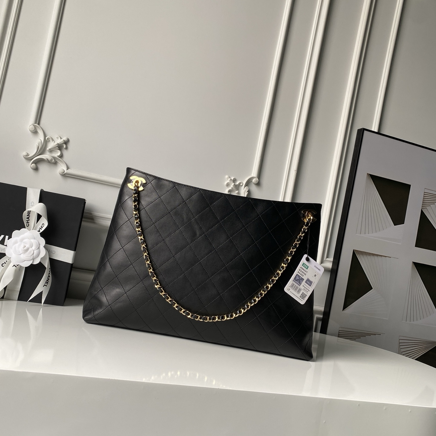 Ch*el shopping bag as6241 40x28x9cm