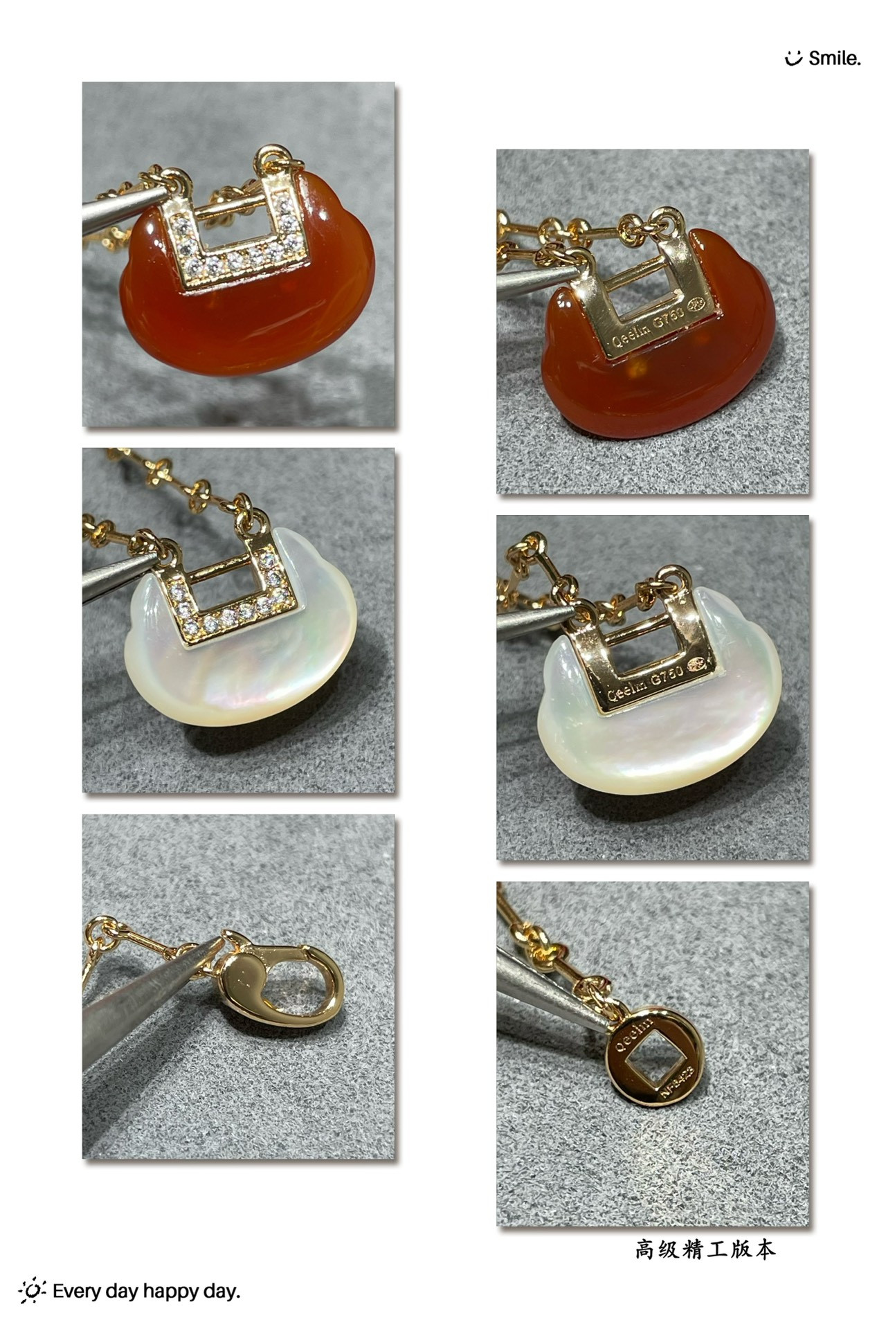 Qeelin YUYI Ruyi Mother-of-Pearl Necklace