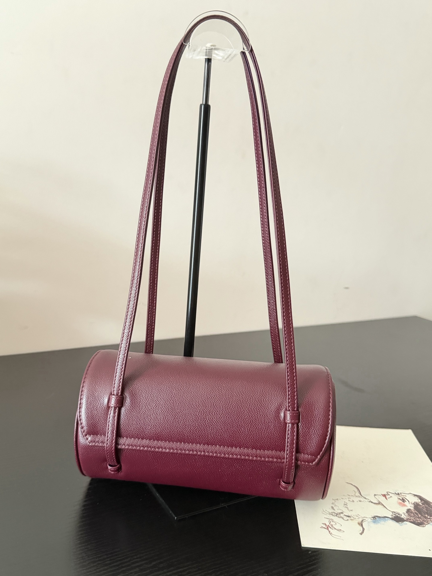 Ch*el small bowling bag as6143 10x20.5x10cm
