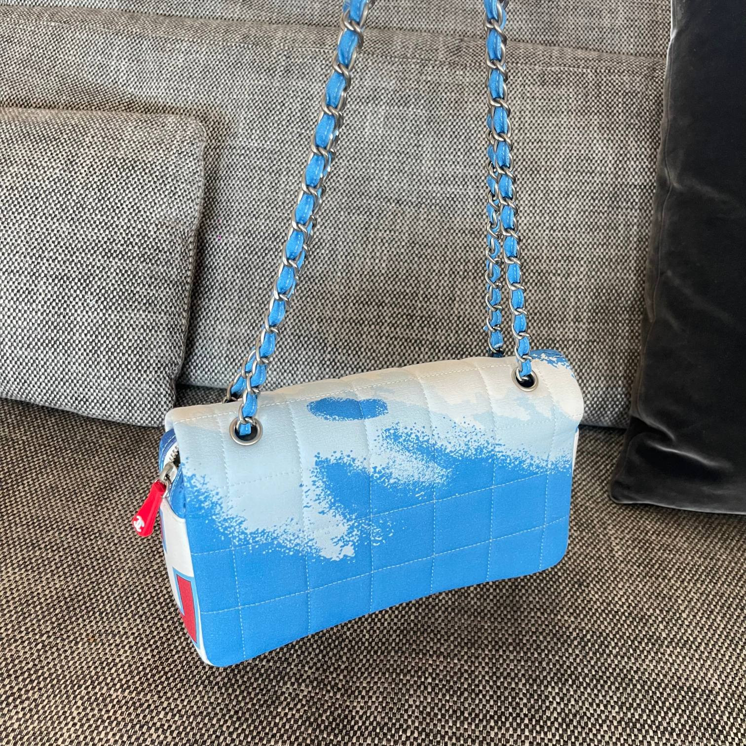 Ch*el surf line flap bag 25x15x6cm
