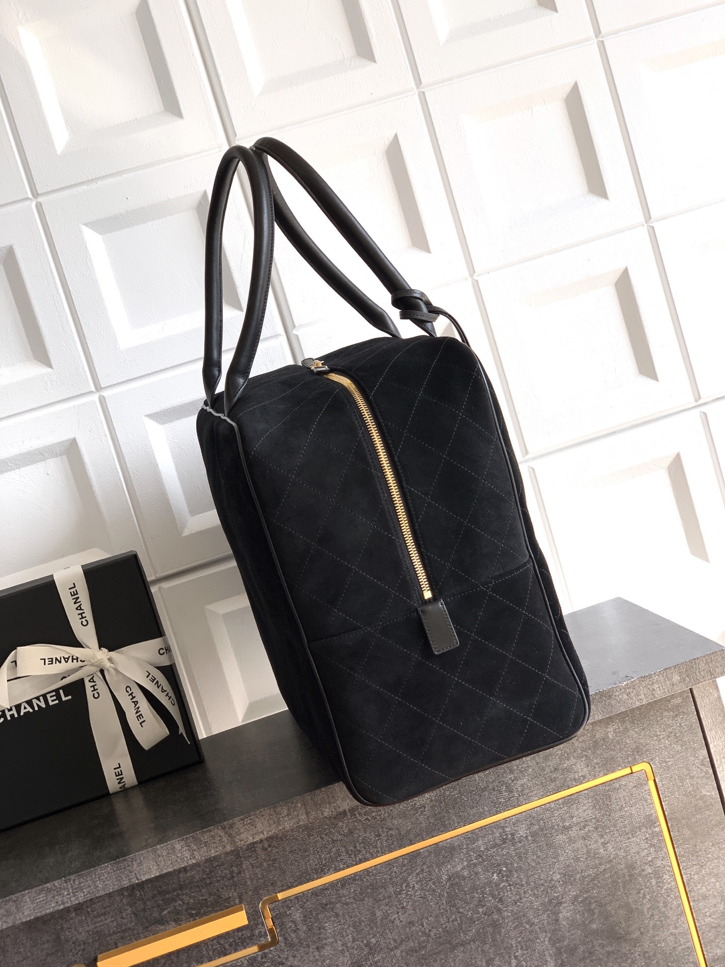 Ch*el maxi bowling bag as6212 42x32x21cm