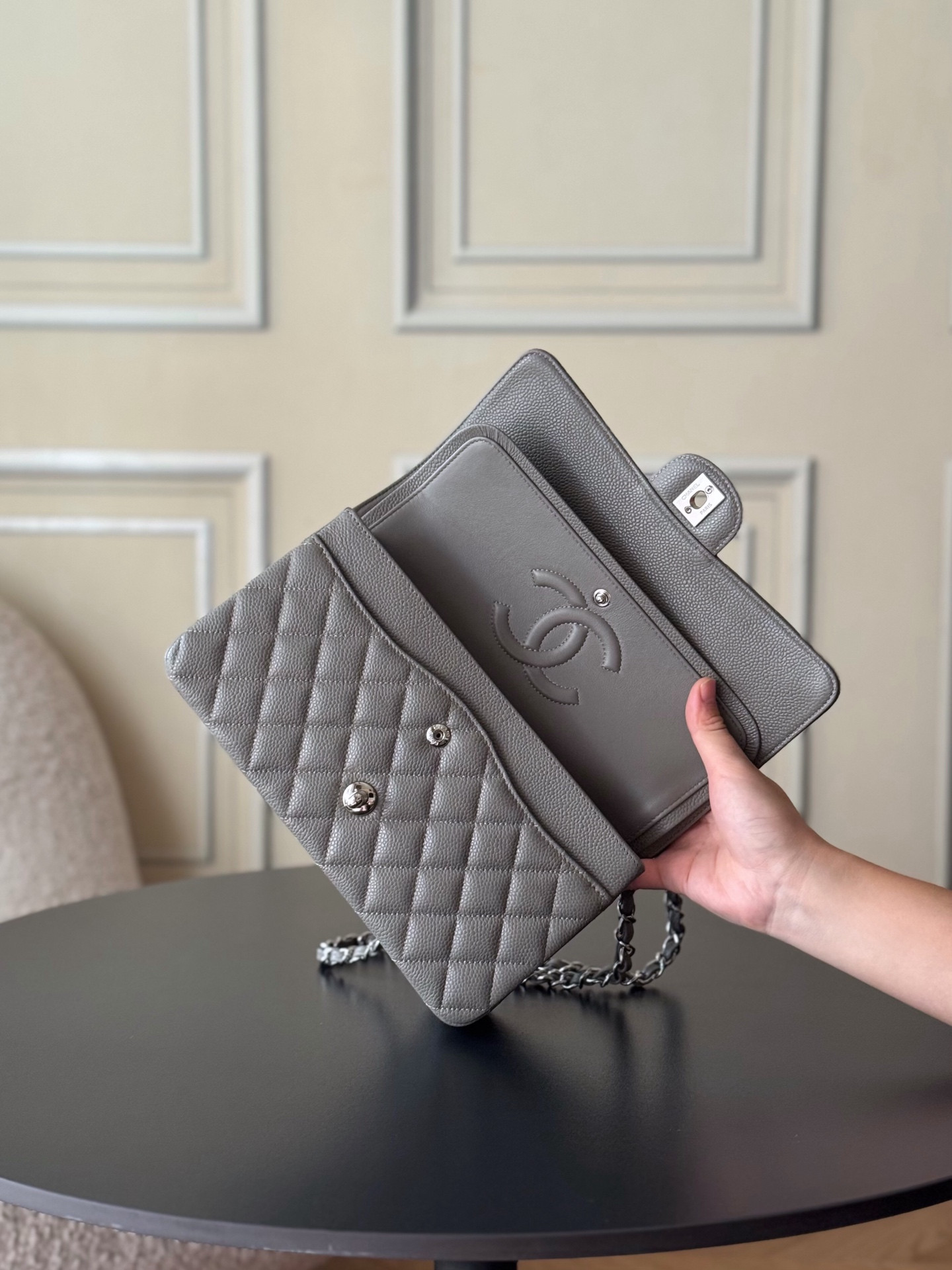 Ch*el flap bag 25x15.5x6.5cm