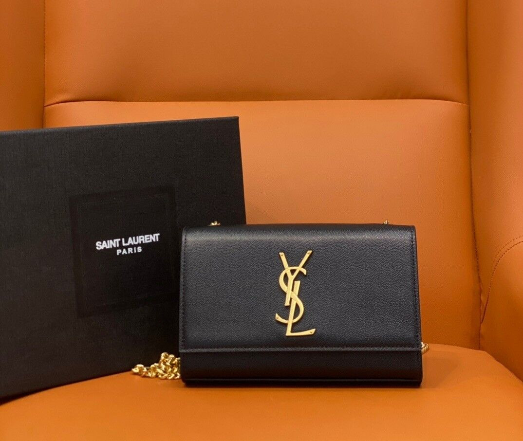 Y*L kate small in grain de poudre embossed leather 20x12.5x5cm