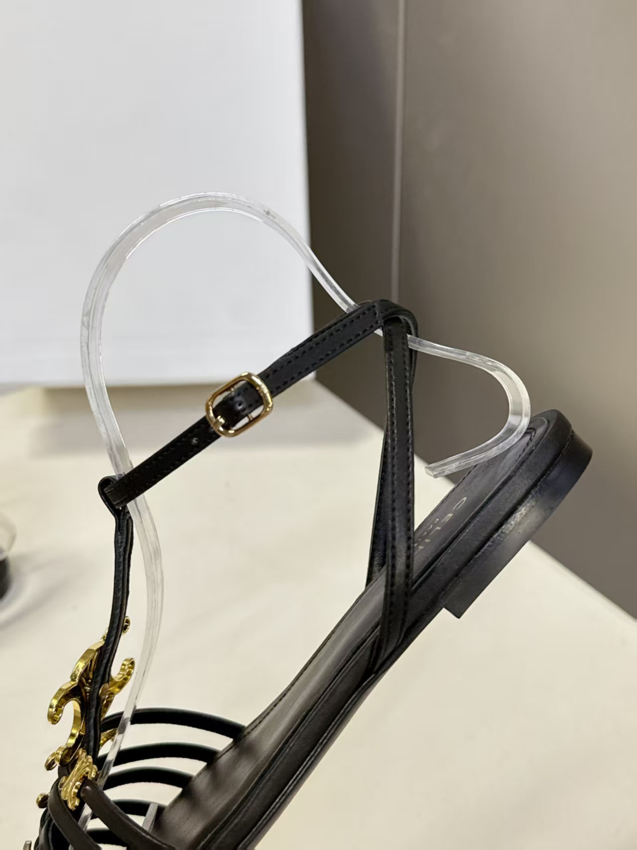 ua Ce**e cage flat sandal