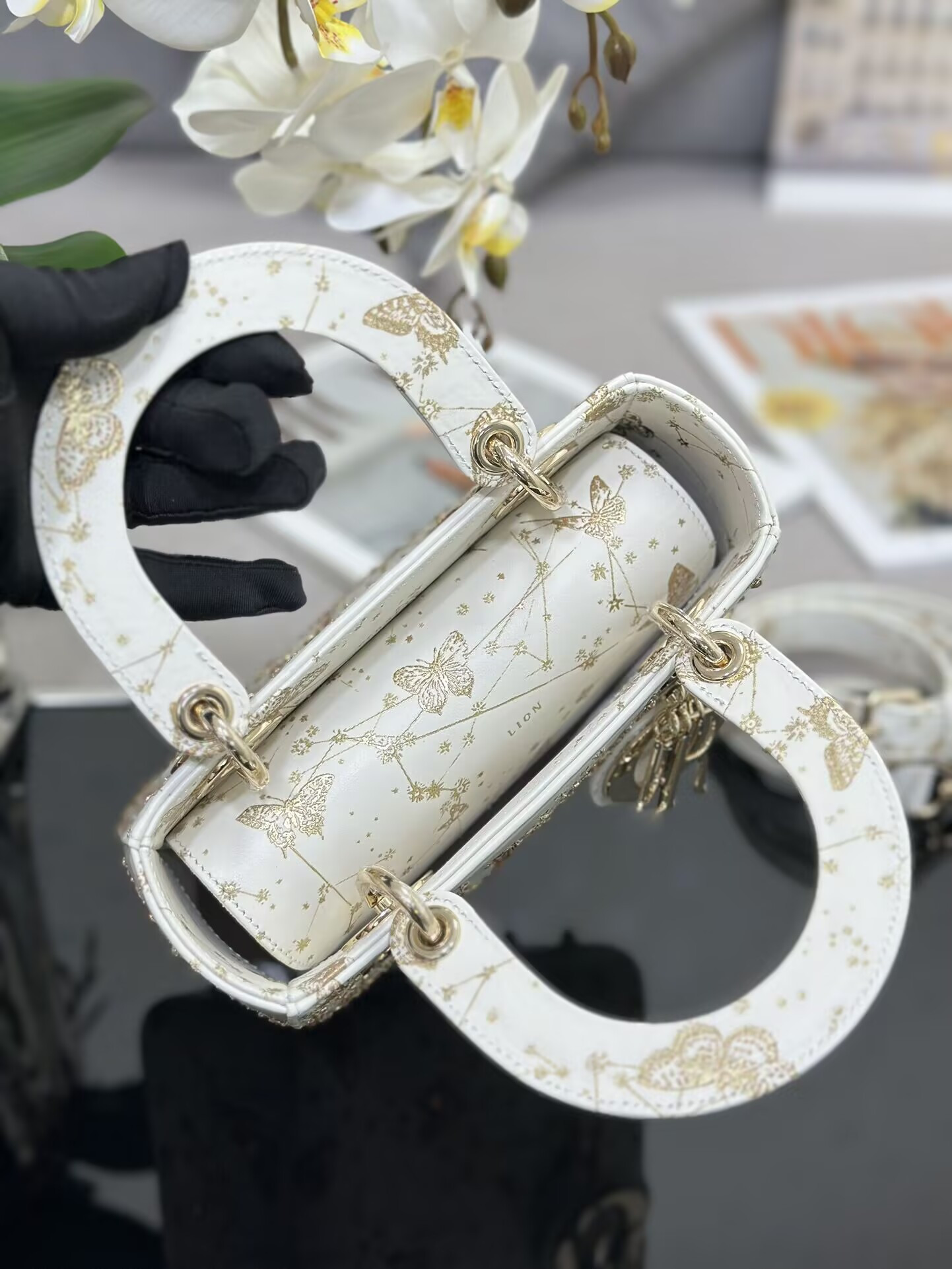 lady D*or bag 20 x 16.5 x 8cm (high-end version)