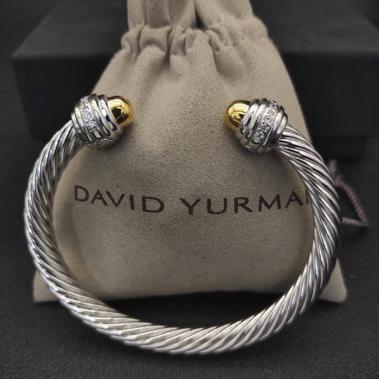 dau1d Yvrm*n 7mm wrap bracelet(wrist circumference 15-20cm)