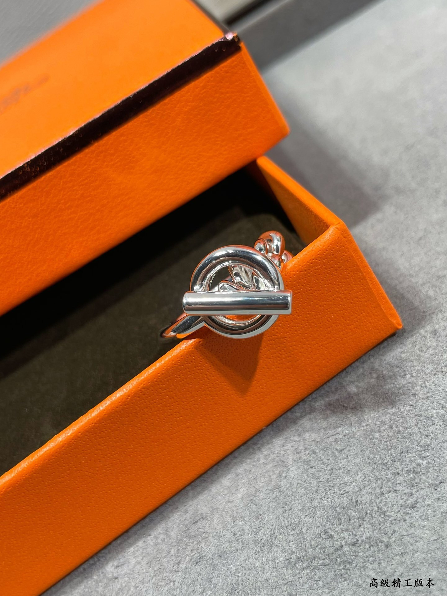 H**mes ot chain ring ag925