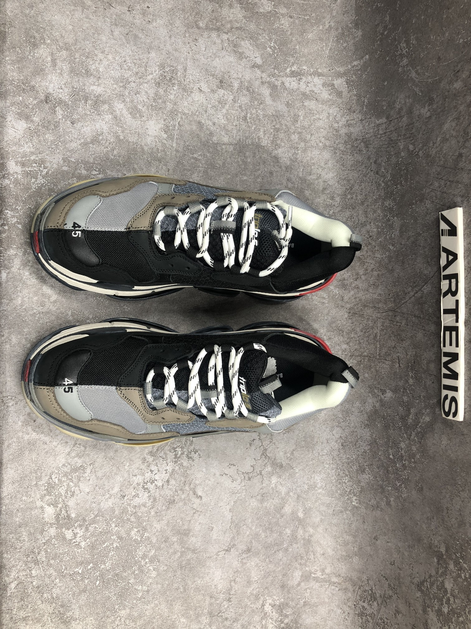Balenciga Triple S Split Black Grey