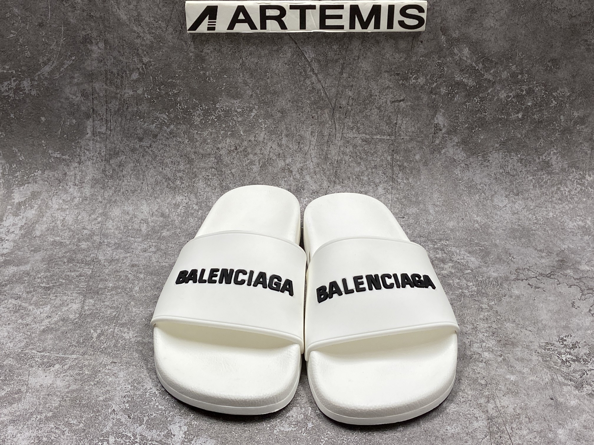 Balenciga Pool Slide White