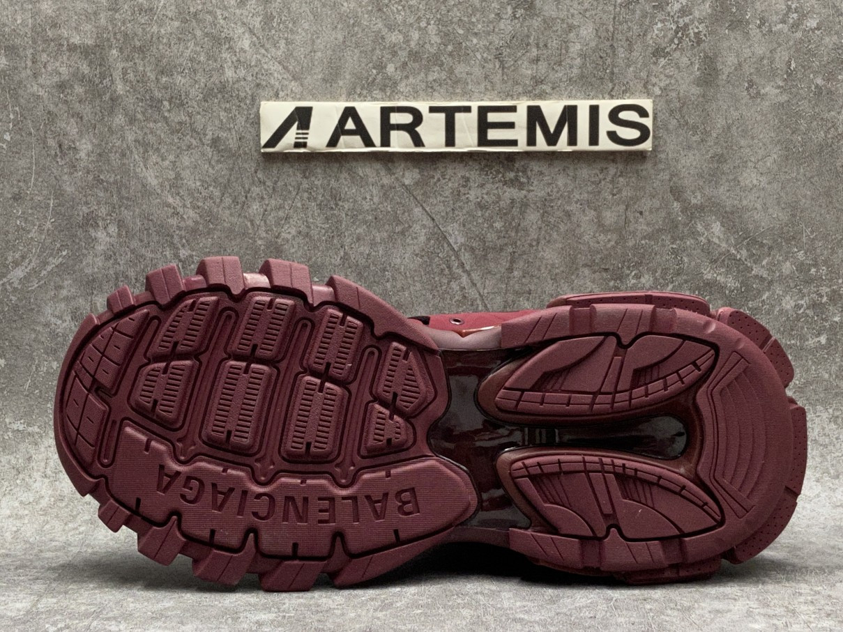 Balenciga Track Burgundy