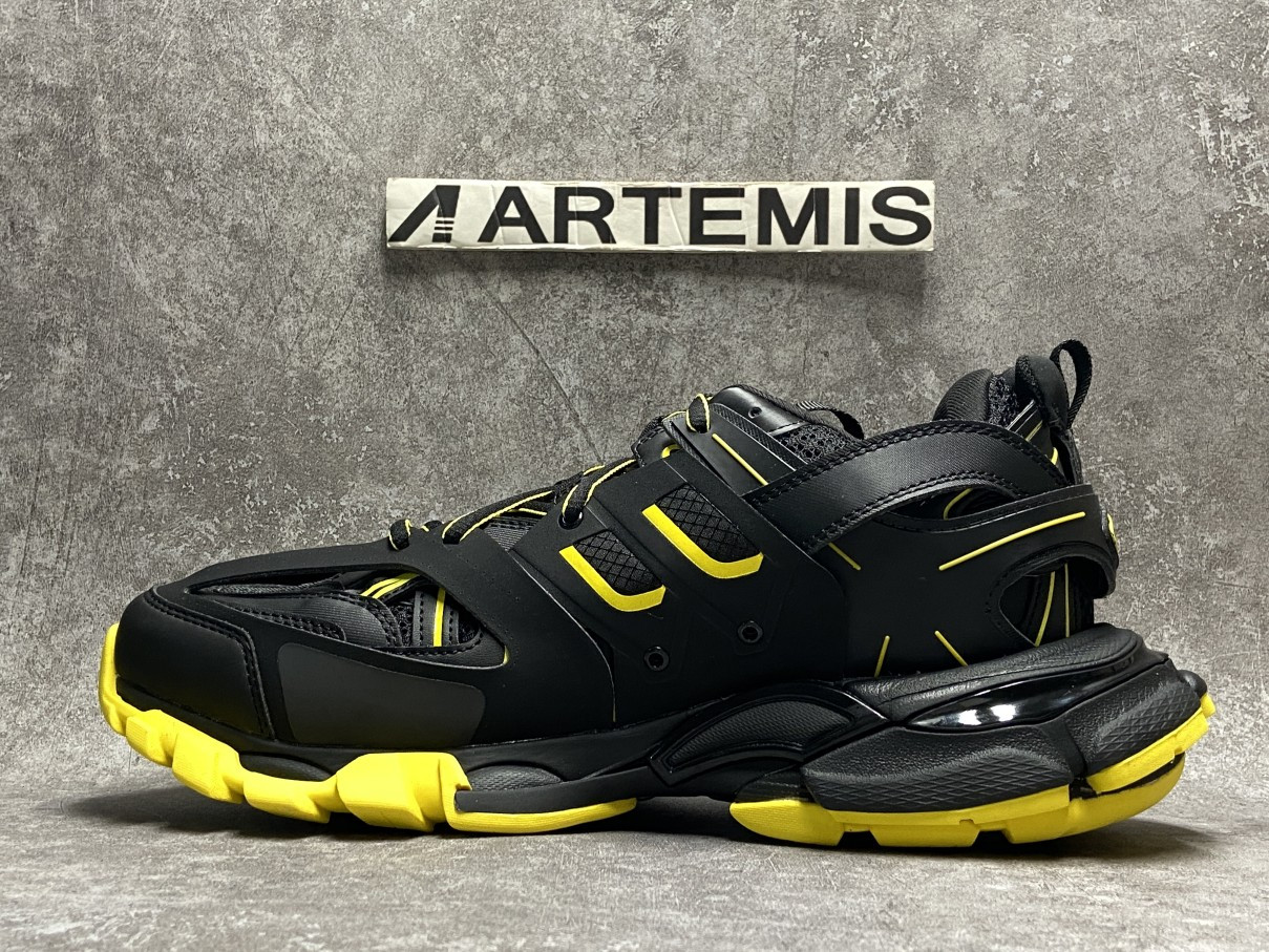 Balenciga Track Sneaker Black Yellow