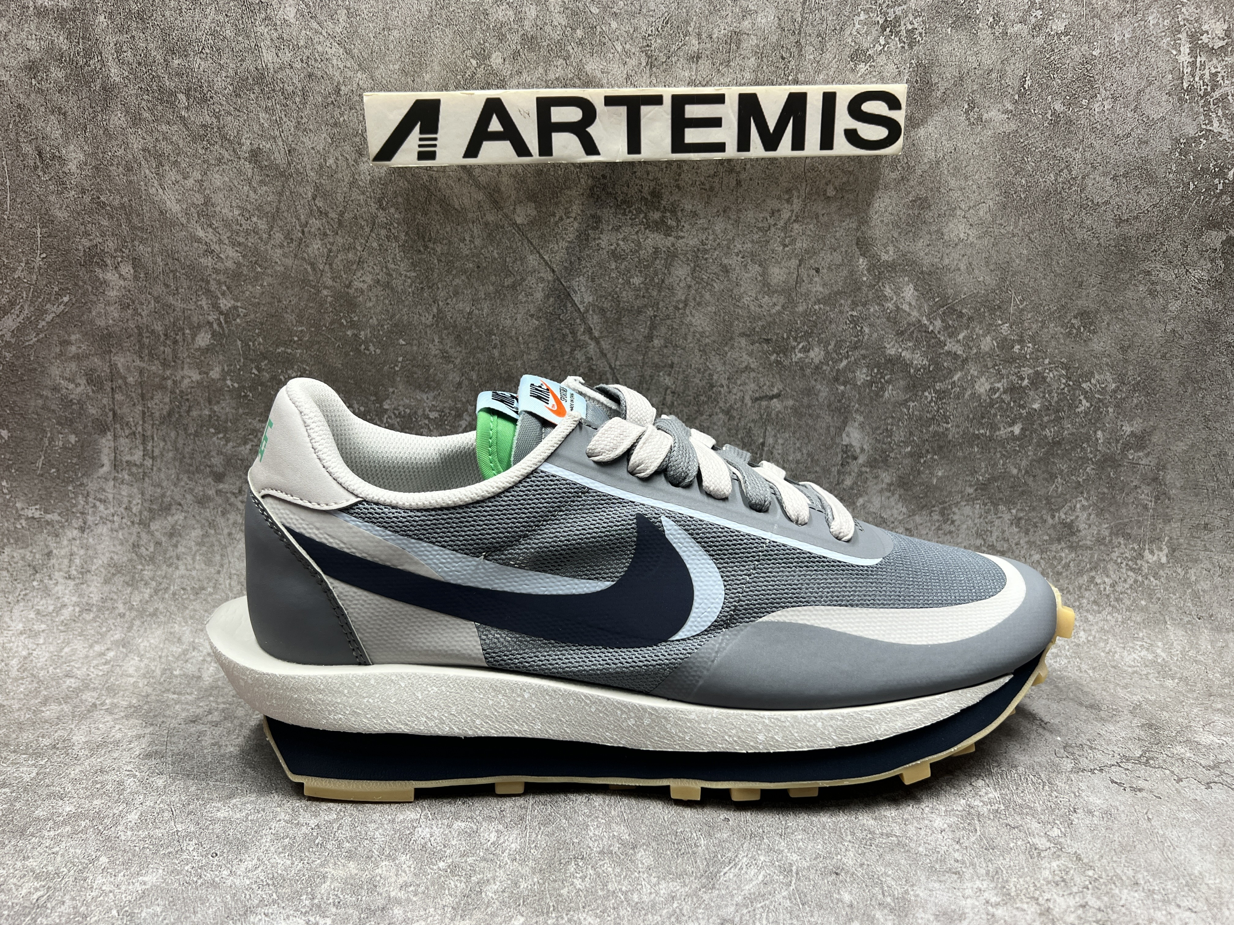 Nike LD Waffle Sacai CLOT Kiss of Death 2 Cool Grey