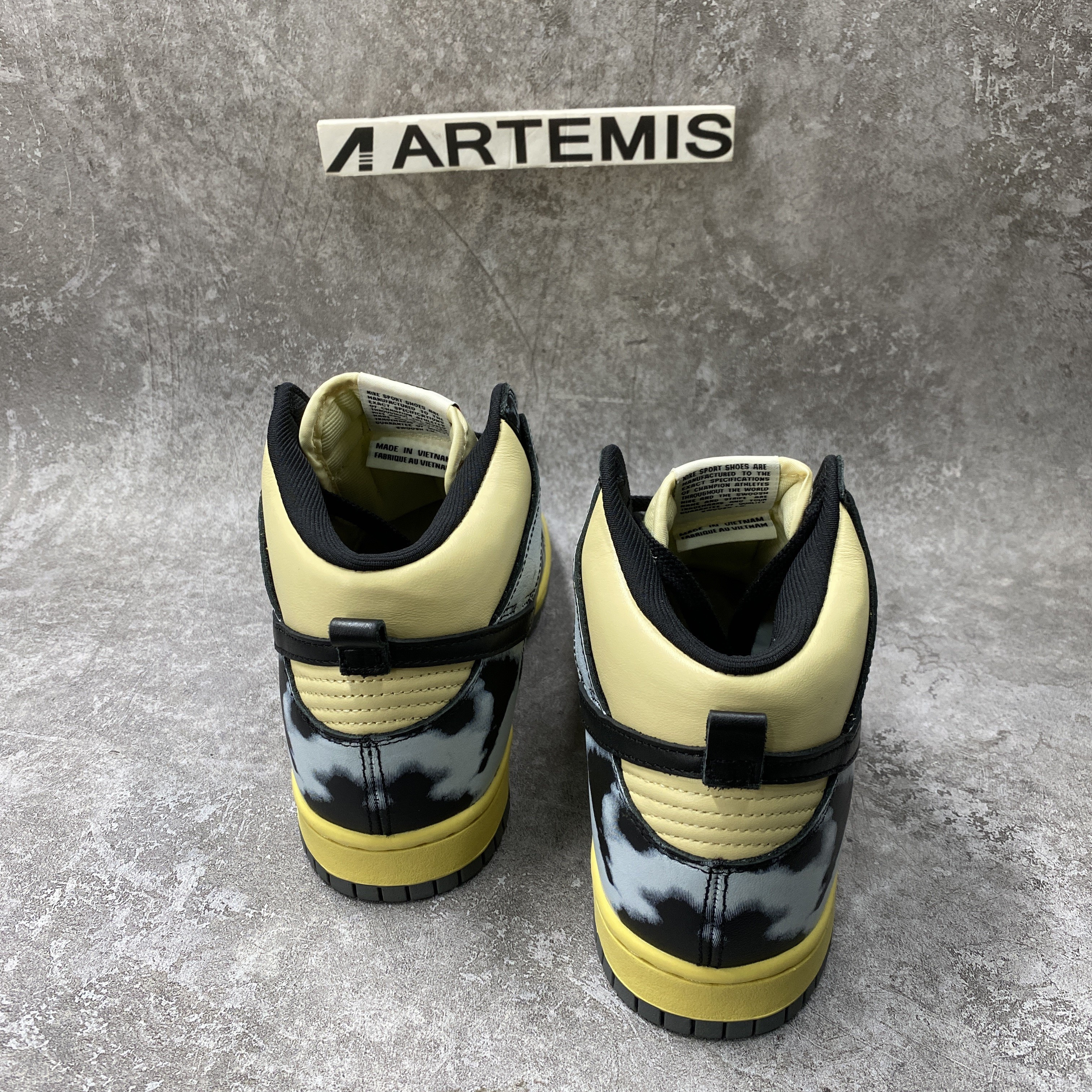 Nike Dunk High 1985 Black Acid Wash