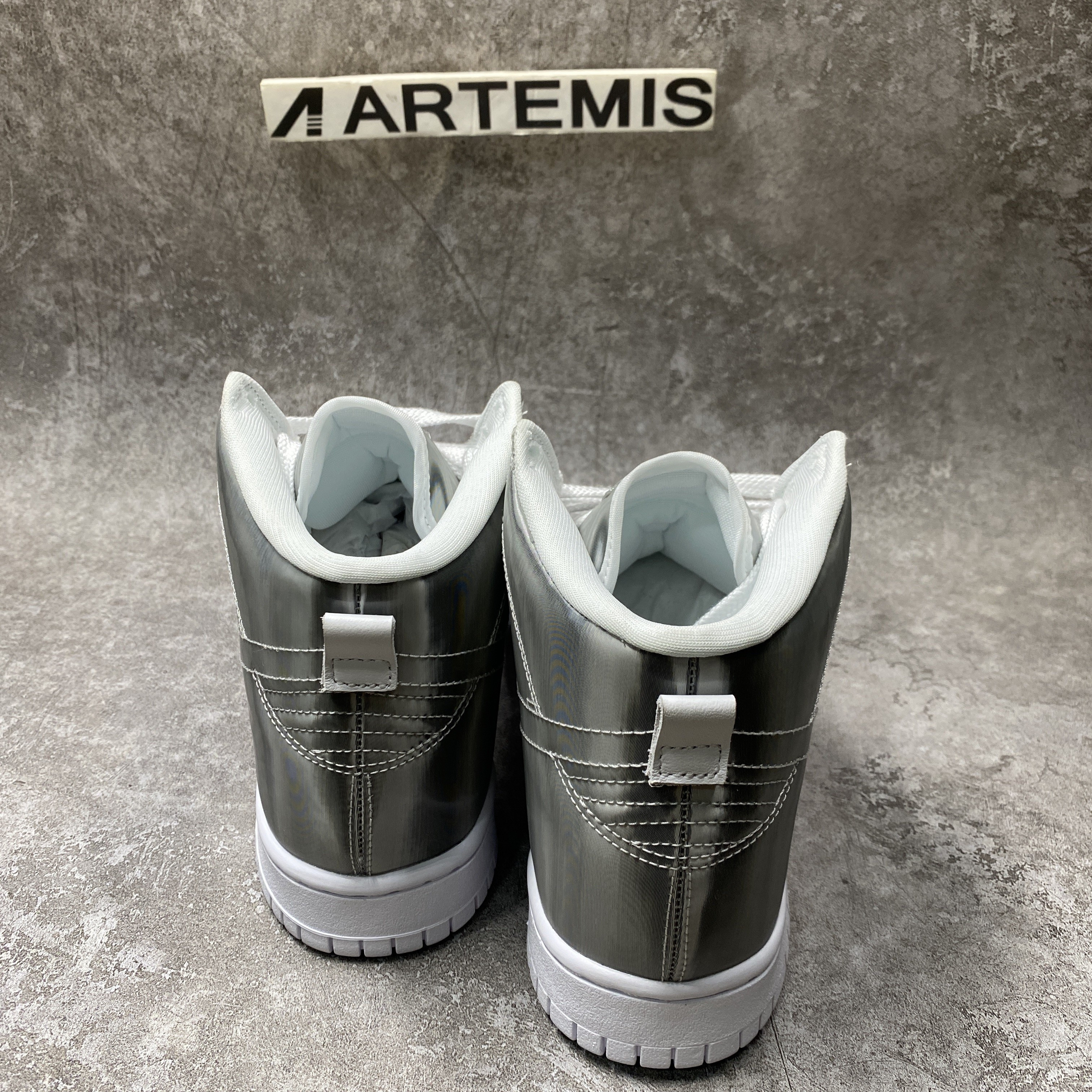 Nike Dunk High CLOT Metallic Silver