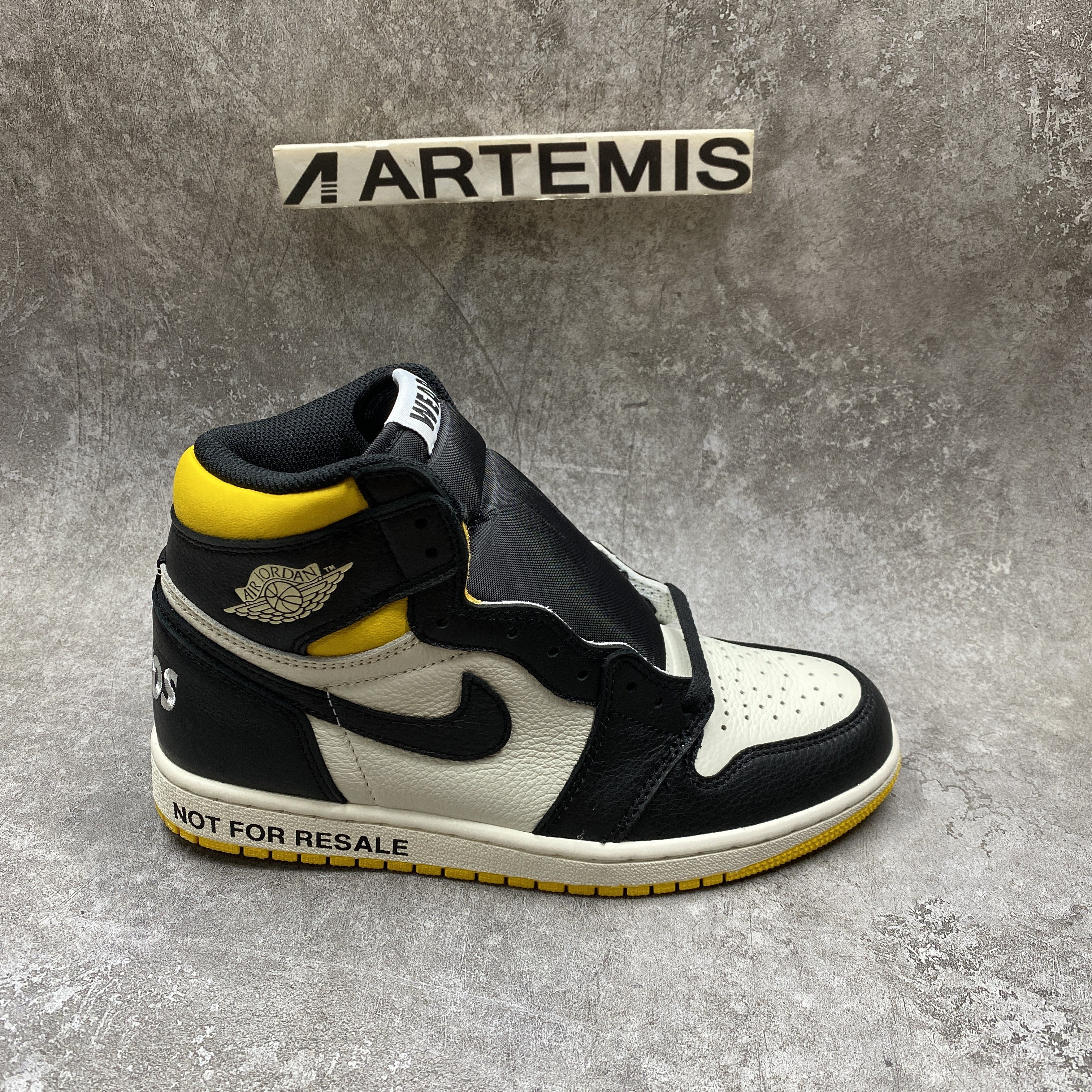 Air Jordan 1 Retro High "Not for Resale" Varsity Maize