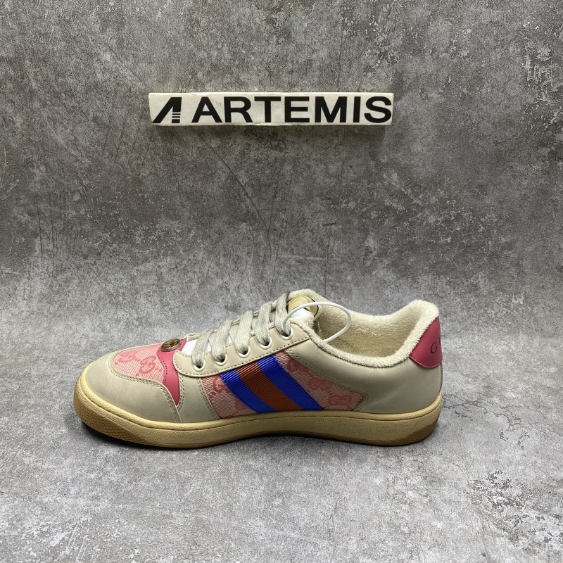 GC Screener Leather Sneaker Blue Red