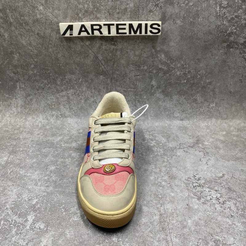 GC Screener Leather Sneaker Blue Red