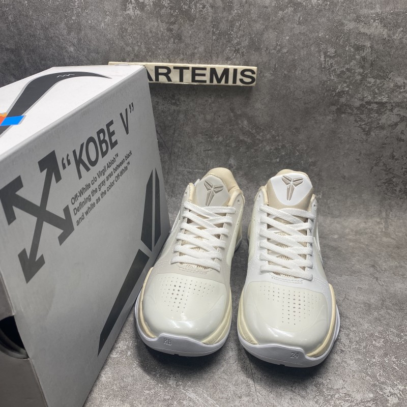 Off-White x Nike Kobe 5 custom by Mamba Concepts