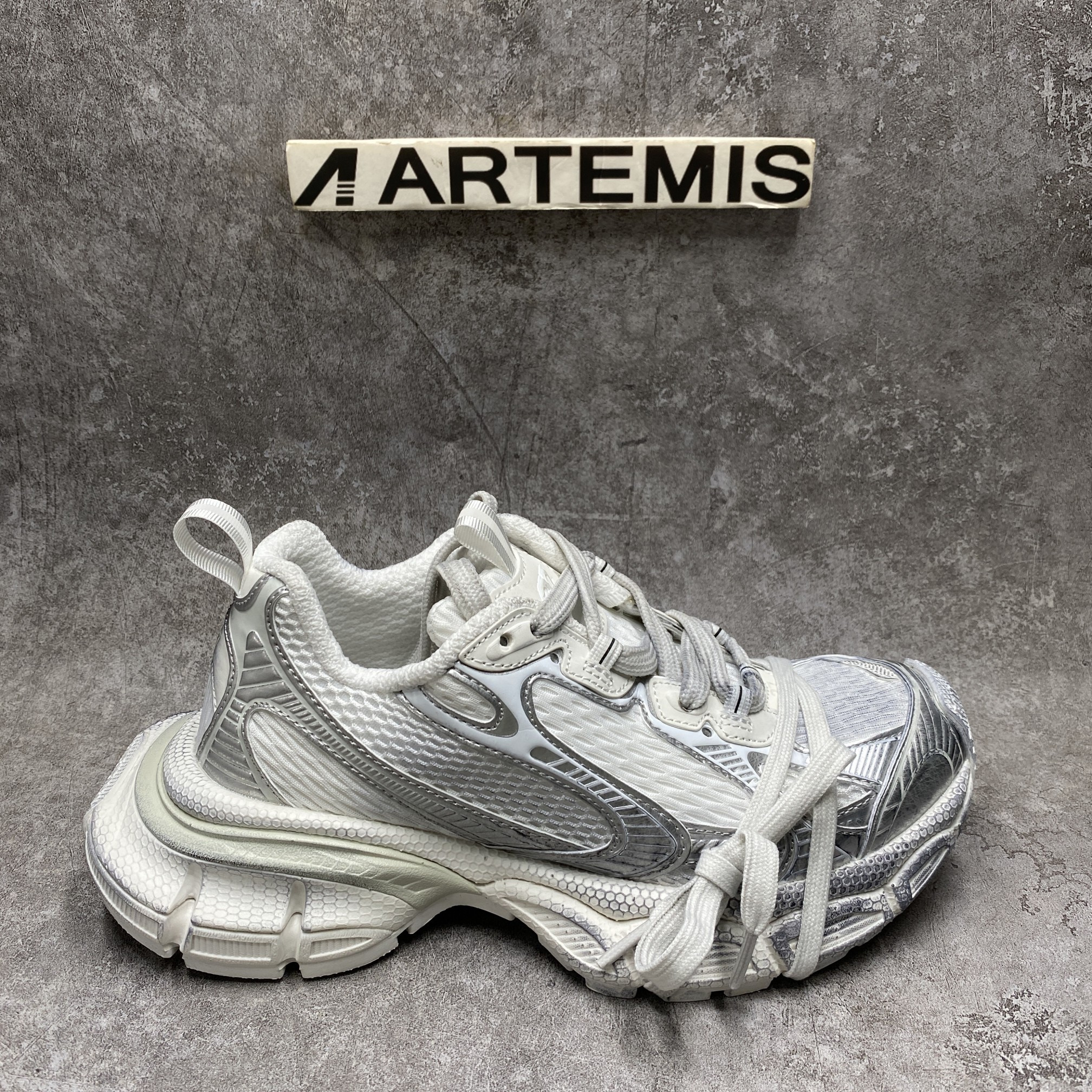 Balenciga 3XL Sneakers White Silver