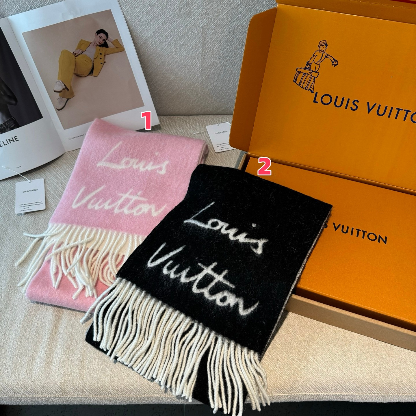 l0*is V*t0n scarf 25x220cm