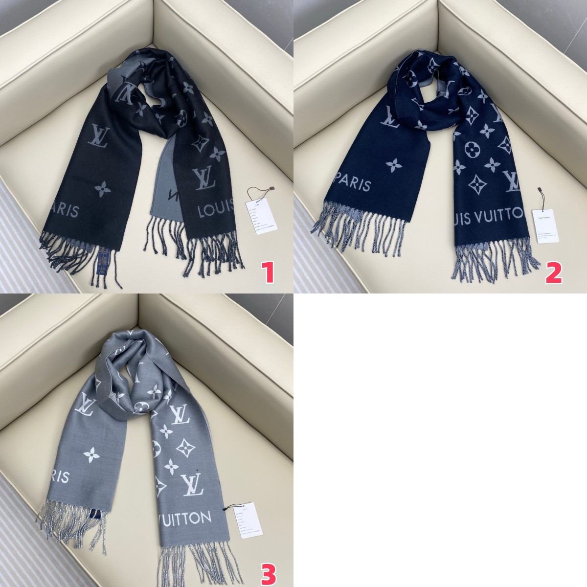 l0*is V*t0n men's scarf 35x185cm