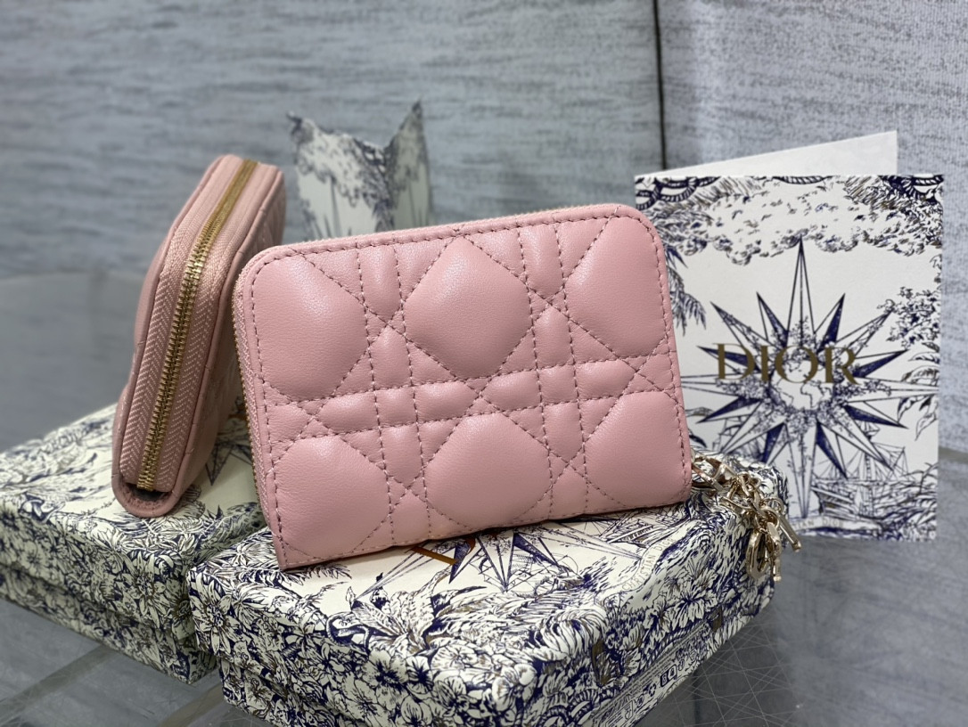 lady D*or voyageur small coin purse card holder