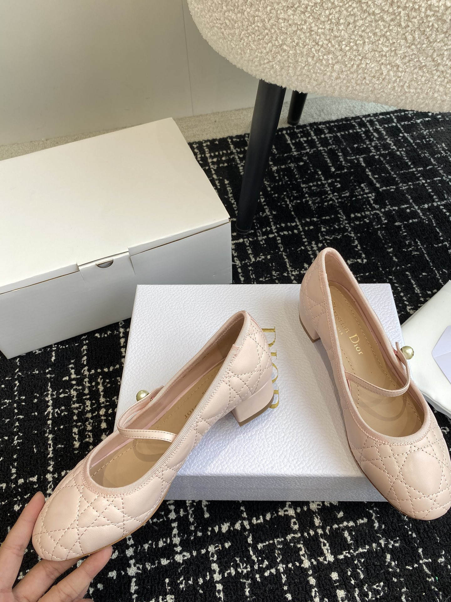 ua D*or ballet pump rose