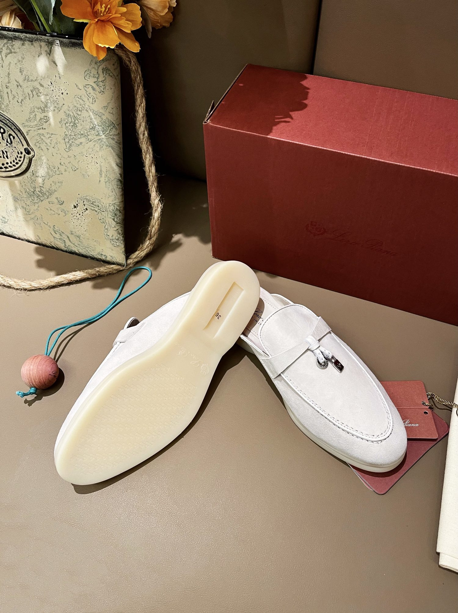 ua L**o p*ana babouche charms walk loafers