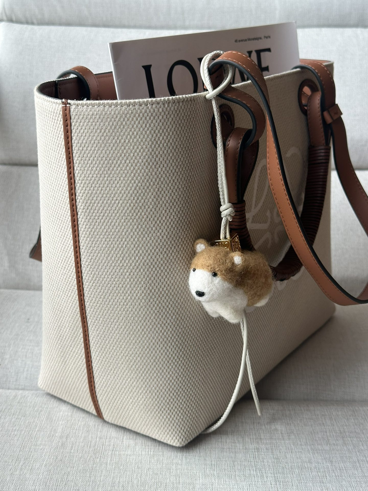 L0ew* anagram tote 29x14x25cm