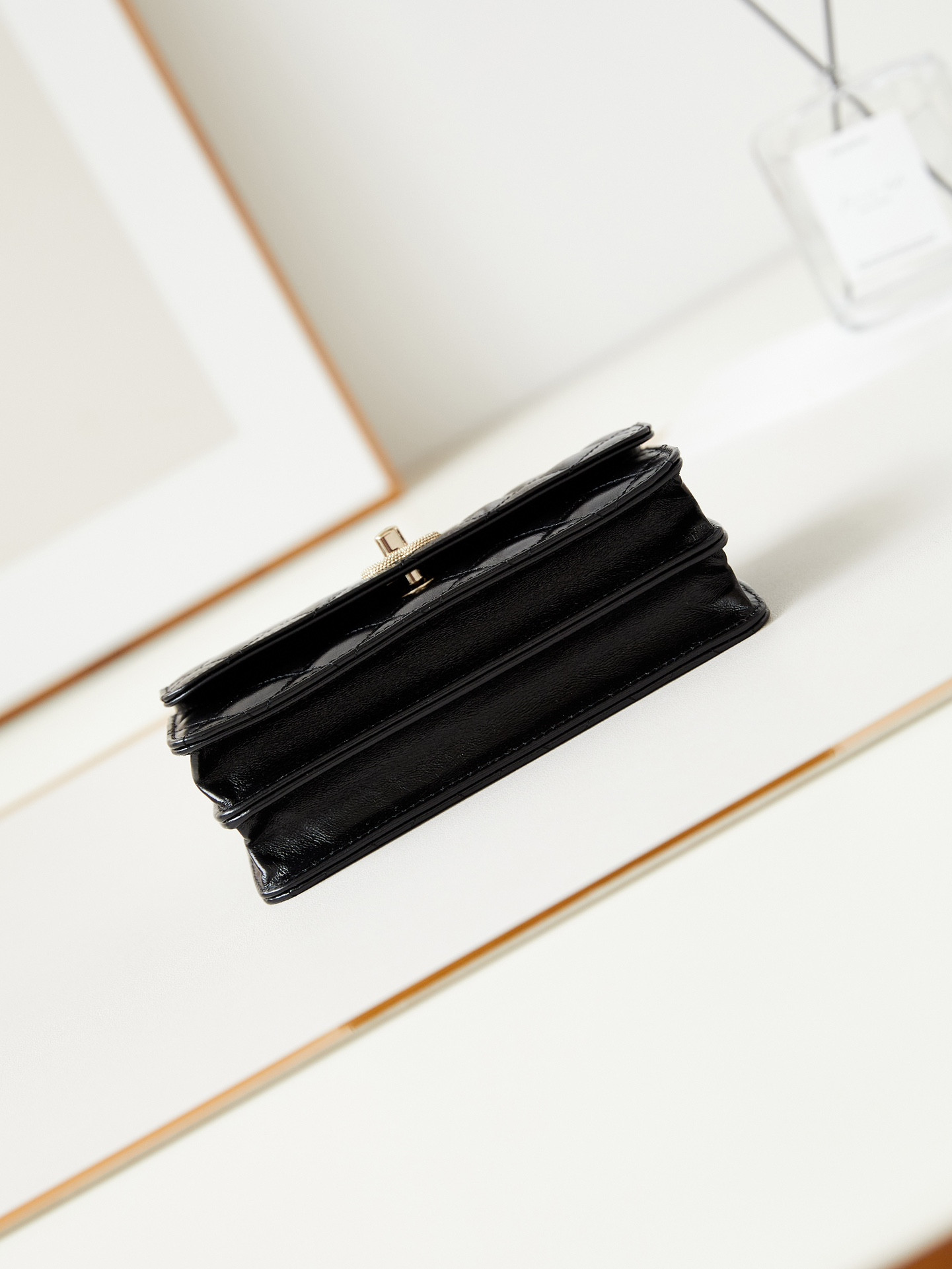 Ch*el 24p woc classic wallet on chain 11x18.5x6cm