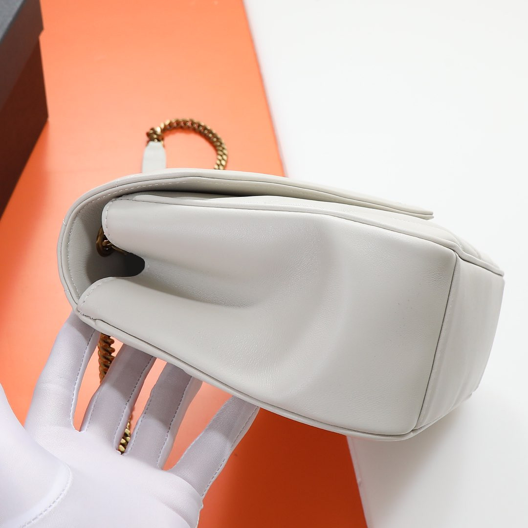 Y*L loulou medium in matelassÉ lambskin 29x17x8cm