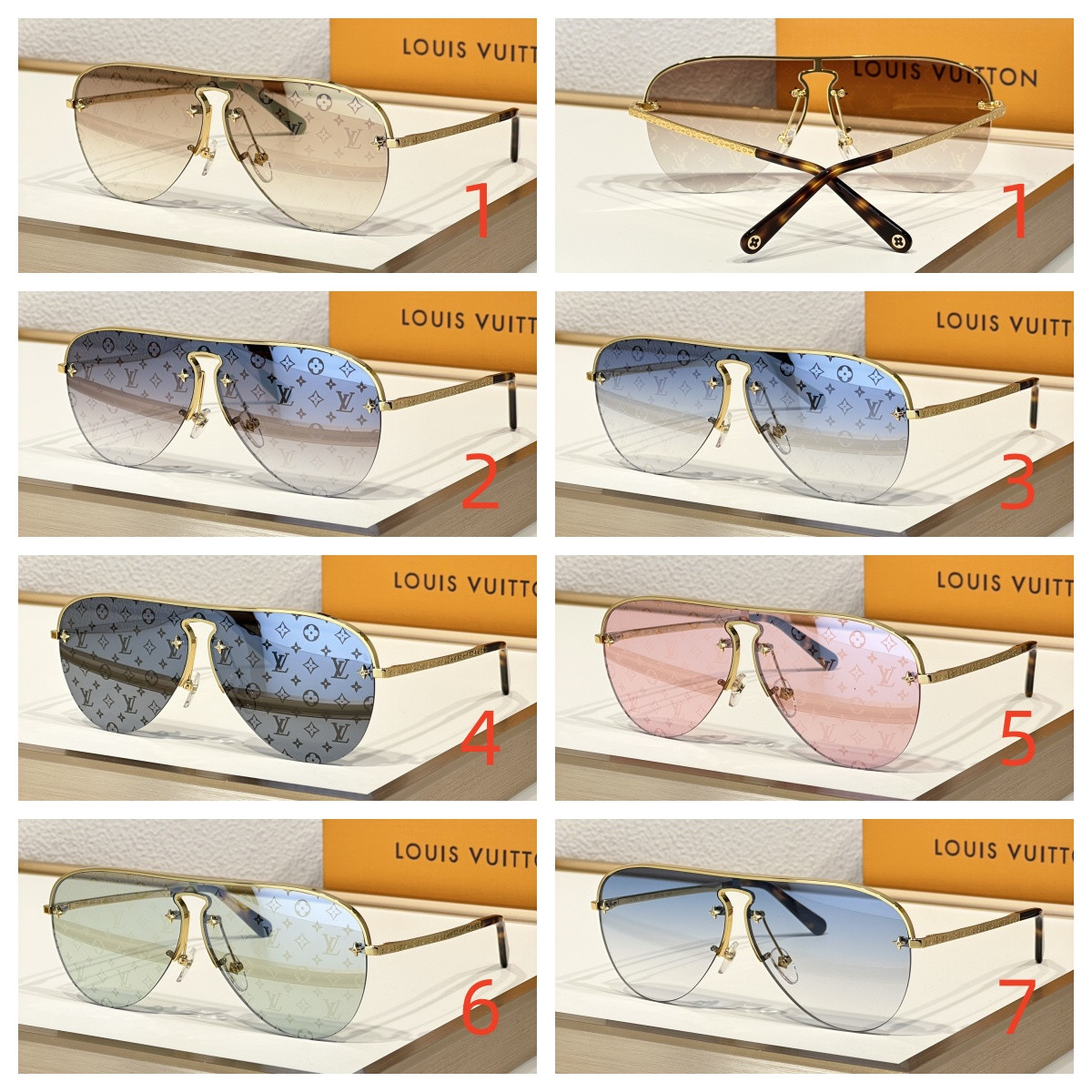 LV Glasses Z1467U Z1468U Z1470U Z1472U 60-16-140