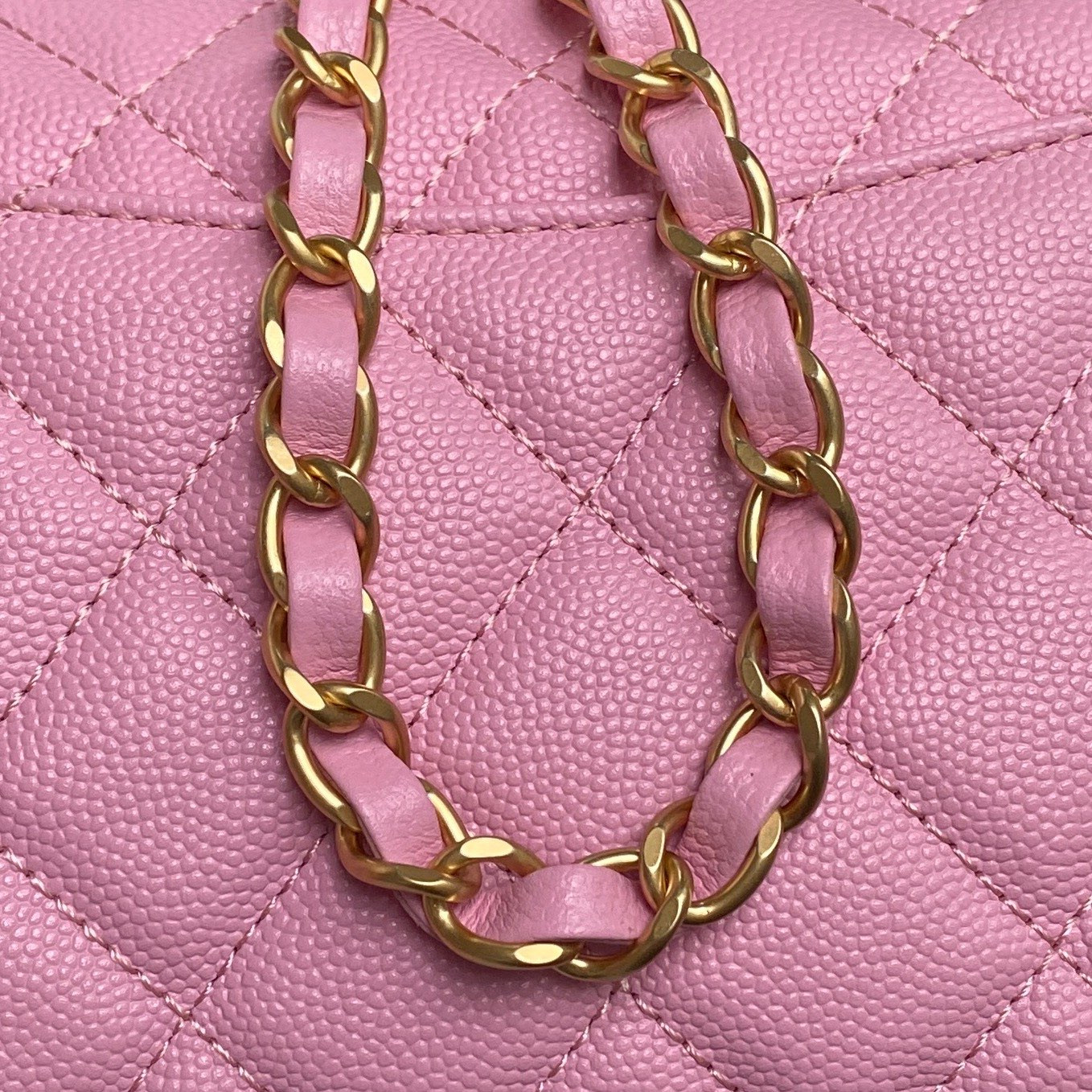 Ch*el flap handbag as5239 18×13×5.5cm