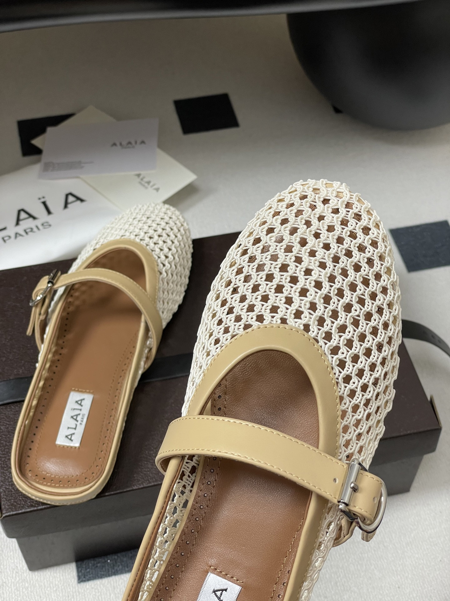 UA Alaia Flat Mules(Customized Size 7-10 days production time)
