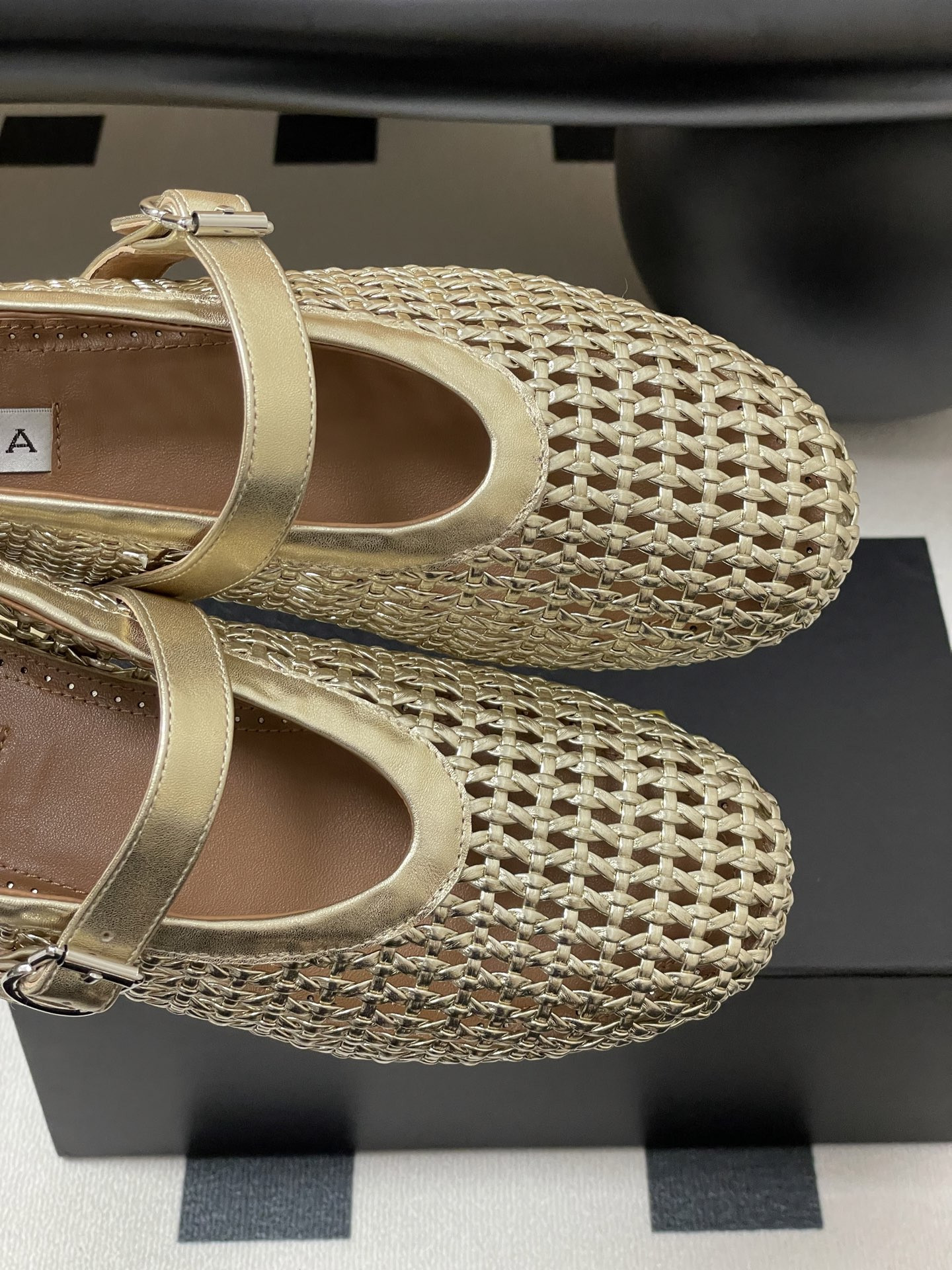 UA Alaïa BRAIDED BALLET FLATS(Customized Size 7-10 days production time)